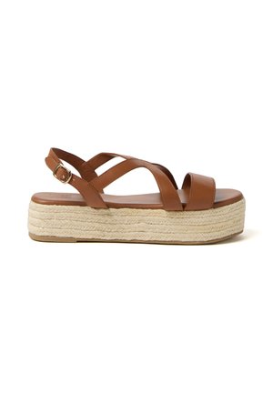 Espadrilles - leather brown