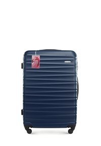 WITTCHEN LARGE SUITCASE WITH LUGGAGE TAG FROM ABS - Trolley - dark blue