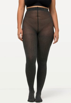 Strumpfhose - dark gray-mottled