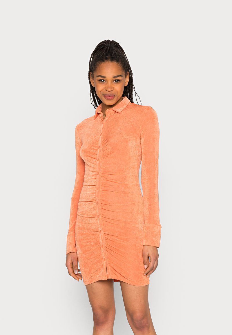 Damen Kleider | Gina Tricot DOLLY SHIRT DRESSJerseykleidsun baked/orange - JL79646 Damen Kleider | Gina Tricot DOLLY SHIRT DRESSJerseykleidsun baked/orange - JL79646
