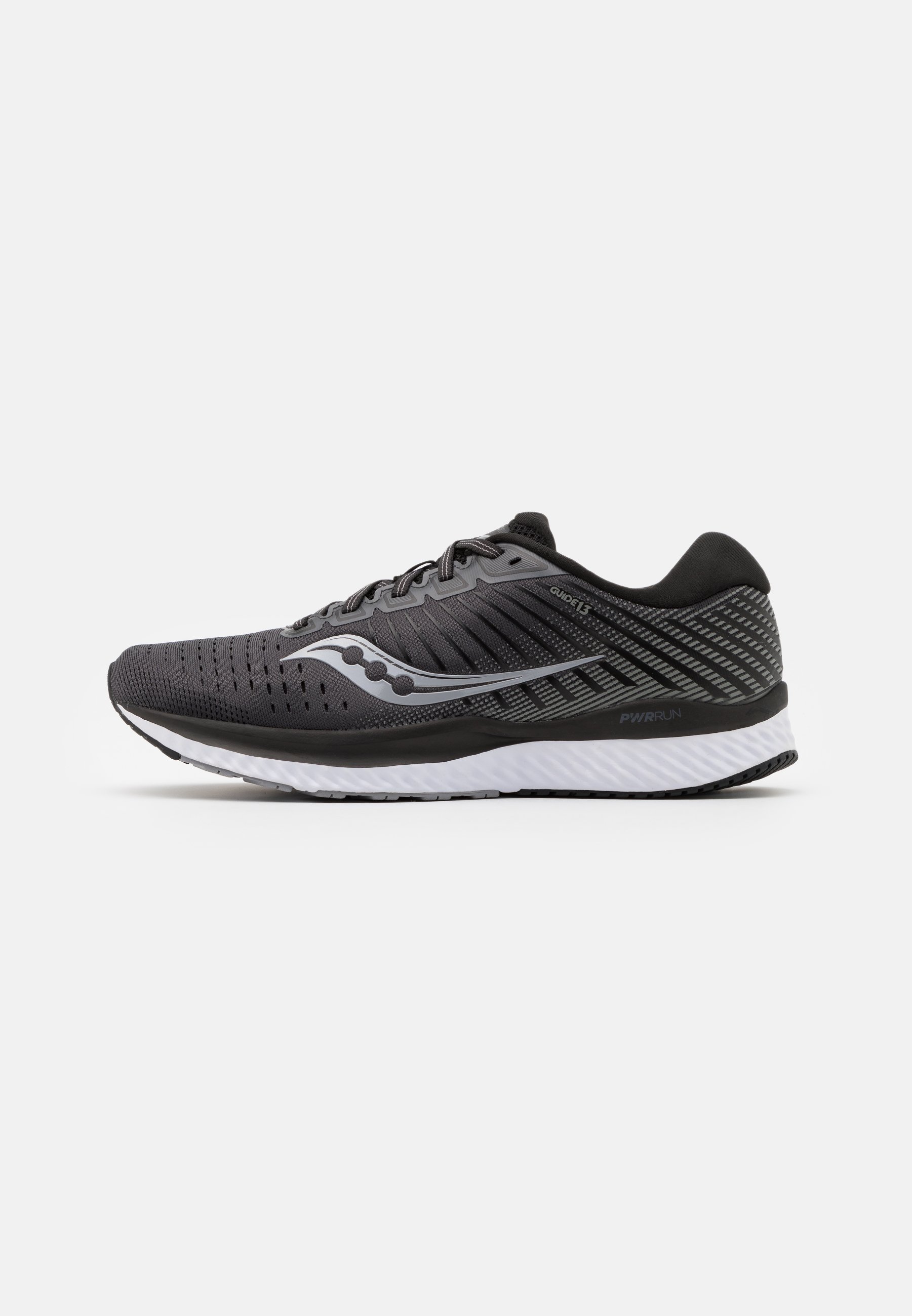 saucony guide 13 black white