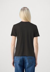 ONLY ONLLUCY LIFE BOX - Triko s potiskem - black