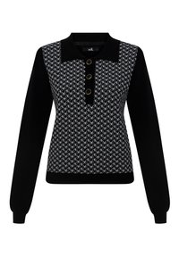 BUTTON PRINTED  - Polo - printed black