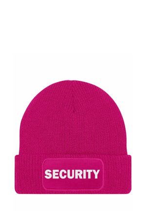 MIT PATCH SPRUCH SECURITY  - Beanie - pink