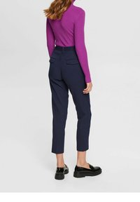 Esprit Tygbyxor - mottled dark blue