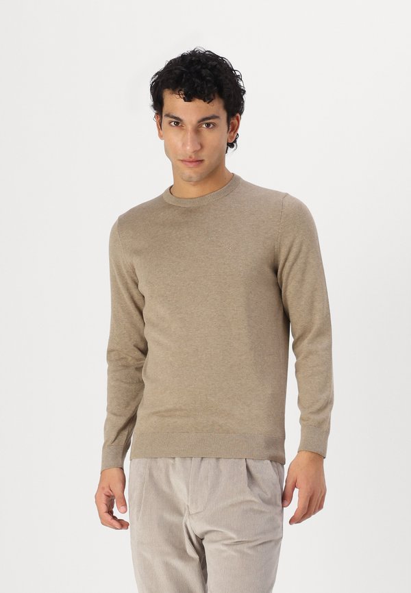 CREW NECK - Jumper - vintage khaki