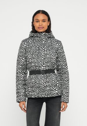 JADA PRINT PUFFER JACKET - Talvemantel - black