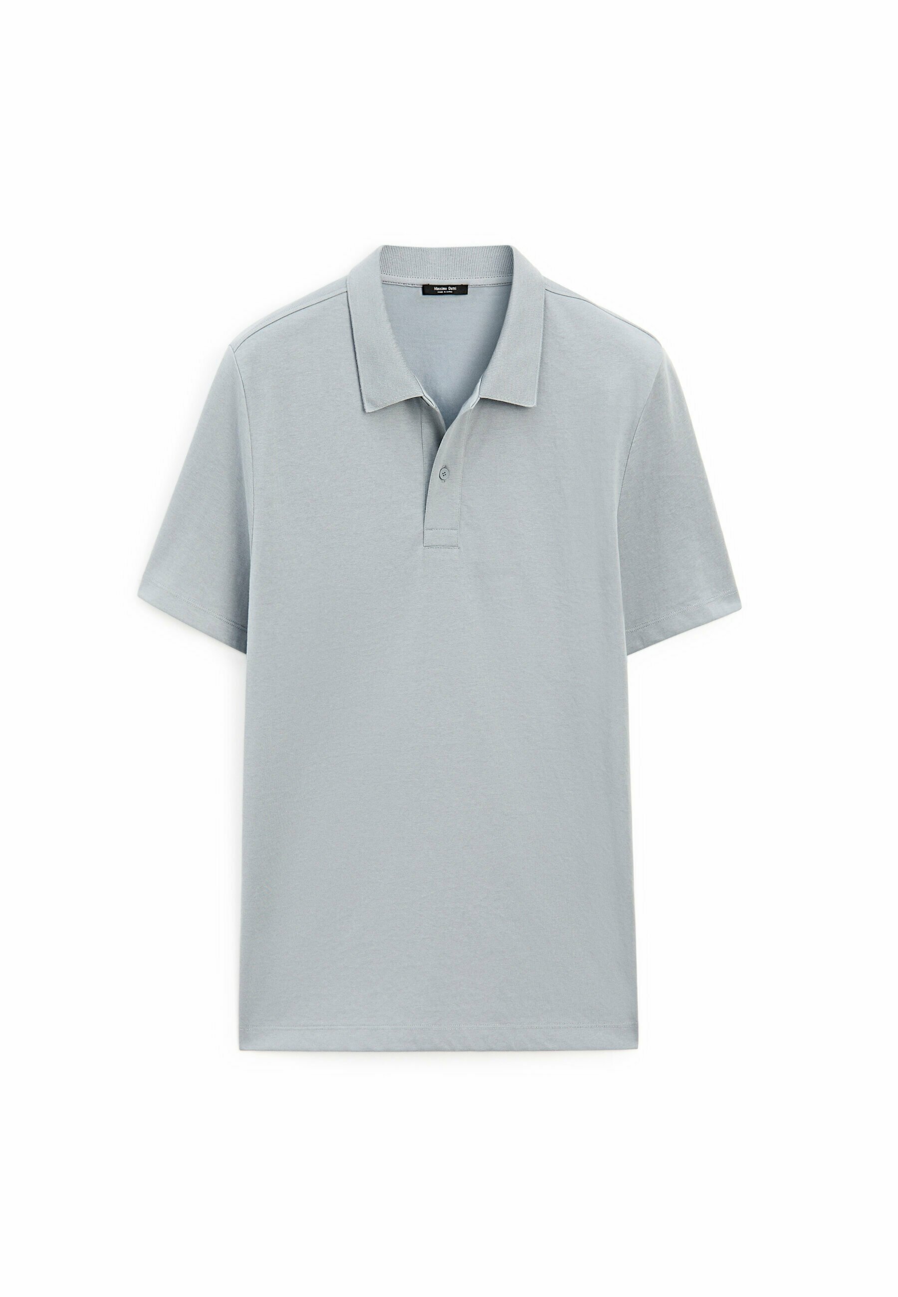 Massimo Dutti RELAXED FIT SHORT SLEEVE - Polo shirt - blue