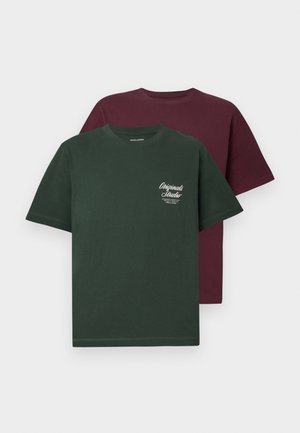 JORPNC TEE CREW NECK 2 PACK - Print T-shirt - port royale
