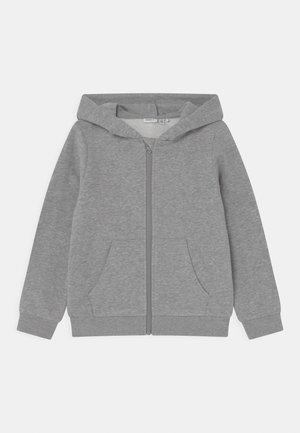 NKFLENA - Mikina na zip - grey melange