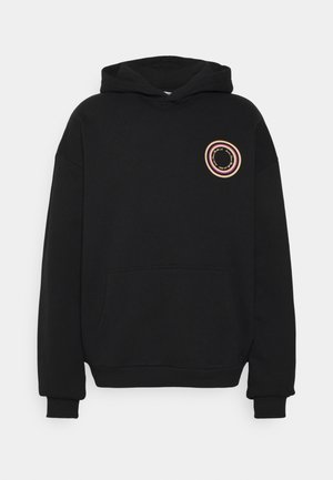 FLOWER HOODIE UNISEX - Mikina - black
