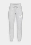 ARCHED DISTRESSED RHINESTONE LOGO RELAXED FIT JOGGER WITH POCKETS - Treningo apatinė dalis - beige