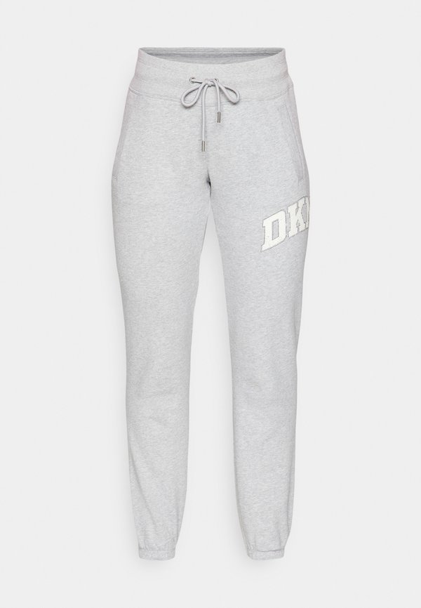 ARCHED DISTRESSED RHINESTONE LOGO RELAXED FIT JOGGER WITH POCKETS - Tracksuit bottoms - beige2