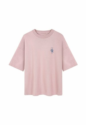 Wave Tiger - Print T-shirt - pink kush