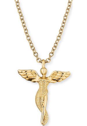 ENGELSRUFER DAMEN-KETTE KETTE ENGEL 925ER SILBER - Halskette - gold-coloured
