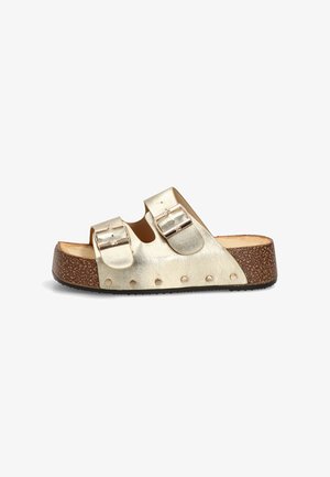 Buonarotti, L5323 - Mules de tacón - gold-coloured