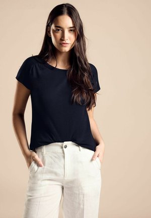MIT RAFFUNG - T-Shirt basic - blau
