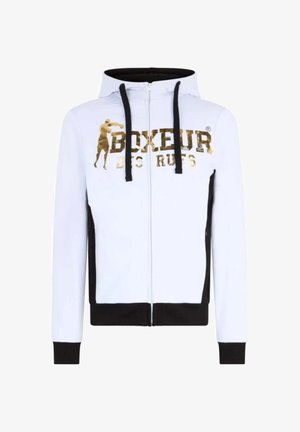 Boxeur Des Rues, BOXEUR DES RUES SWEATJACKE HOODED FULL ZIP - Sweat zippé - weiss
