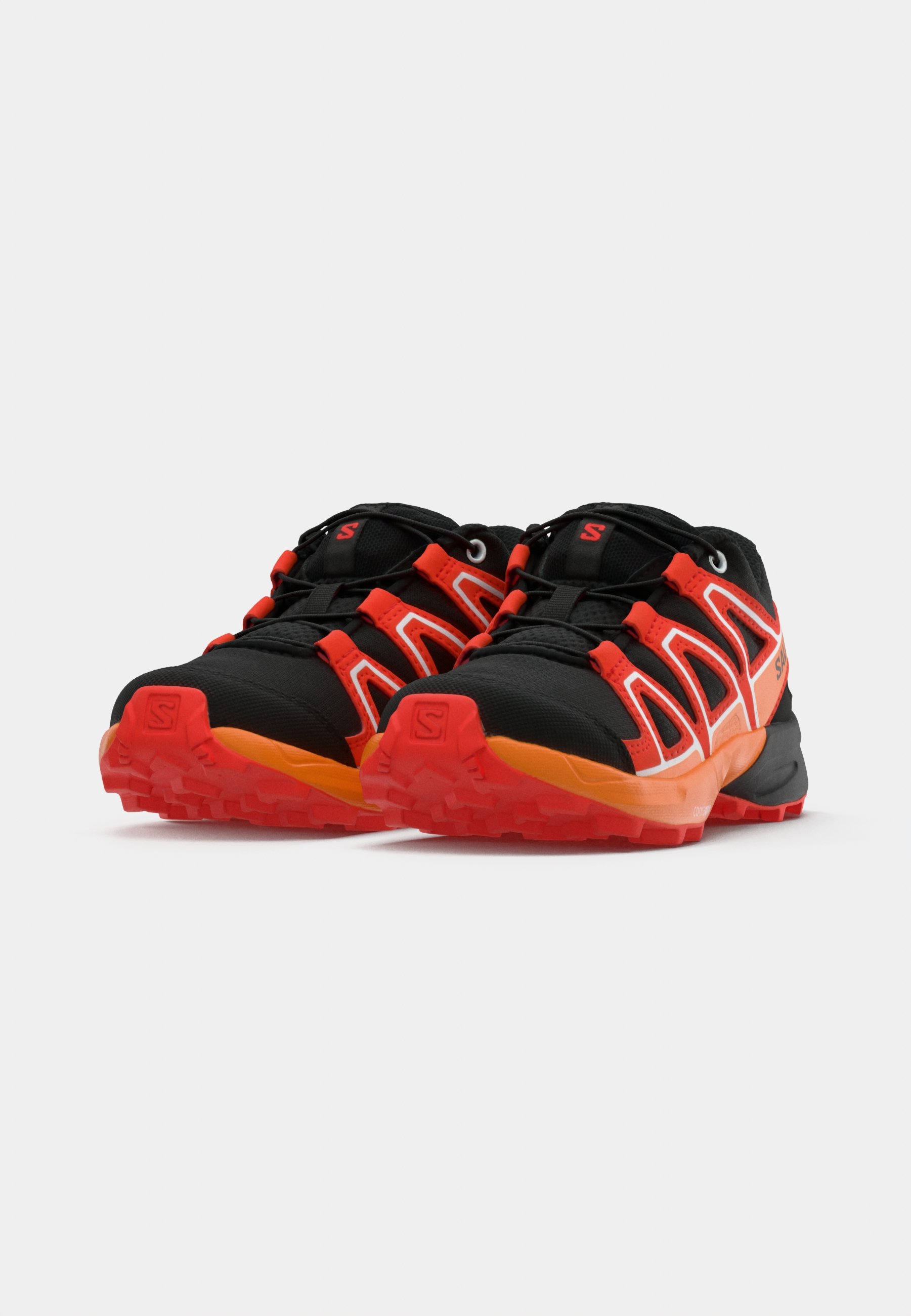 Salomon SPEEDCROSS UNISEX - Hiking shoes - black/cherry tomato