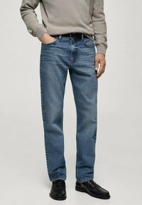 Mango - Jeans Straight Leg - dark blue Thumbnail-Bild 1