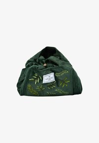 The Flat Lay Co. THE FLAT LAY CO. DRAWSTRING MAKEUP BAG - Toalettmappe - green leaves
