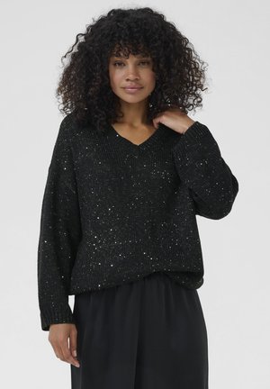 SHINA - Maglione - black deep