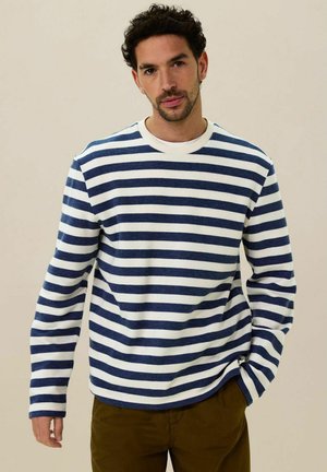 GESTREIFTER - Jumper - blau