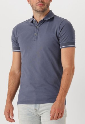 BUTTON - Polo shirt - blue