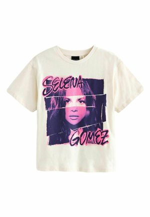 SELENA GOMEZ LICENSE REGULAR FIT - Printtipaita - white