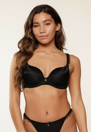 Sujetador con aros - black sparkle