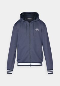 TENNIS CLUB HOODIE JACKET - Zip-up sweatshirt - blue
