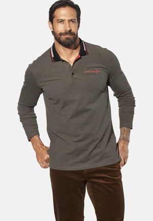 Polo shirt - braun melange