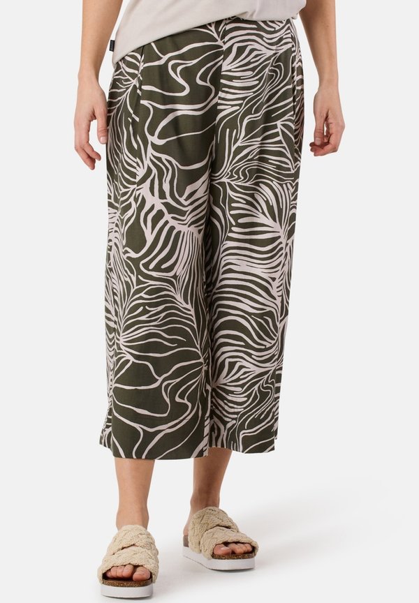 Stoffhose - olive leaf