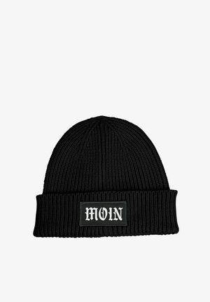 Neverless MIT PATCH MOIN NORDISCH UMSCHLAG - Beanie - schwarz