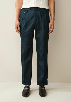 SIDE ADJUSTER - REGULAR FIT - Nadrágok - navy blue