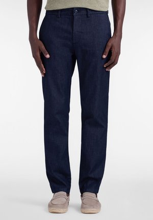 Ravne kavbojke - blu scuro