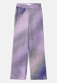 HIGH WAIST STRAIGHT PANTS - Hlače - indigo mix
