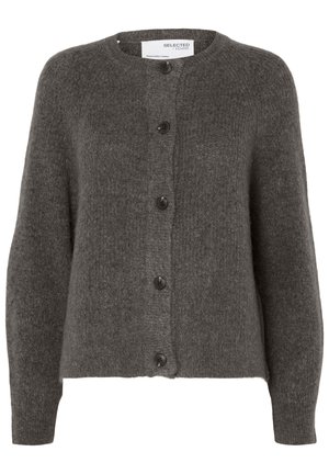 Selected, Chaqueta de punto - medium grey melange