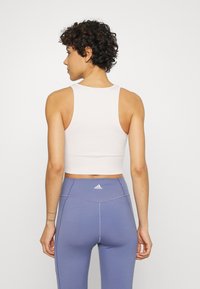 Athleta AURORA SEAMLESS CROP TANK - Top - veil grey