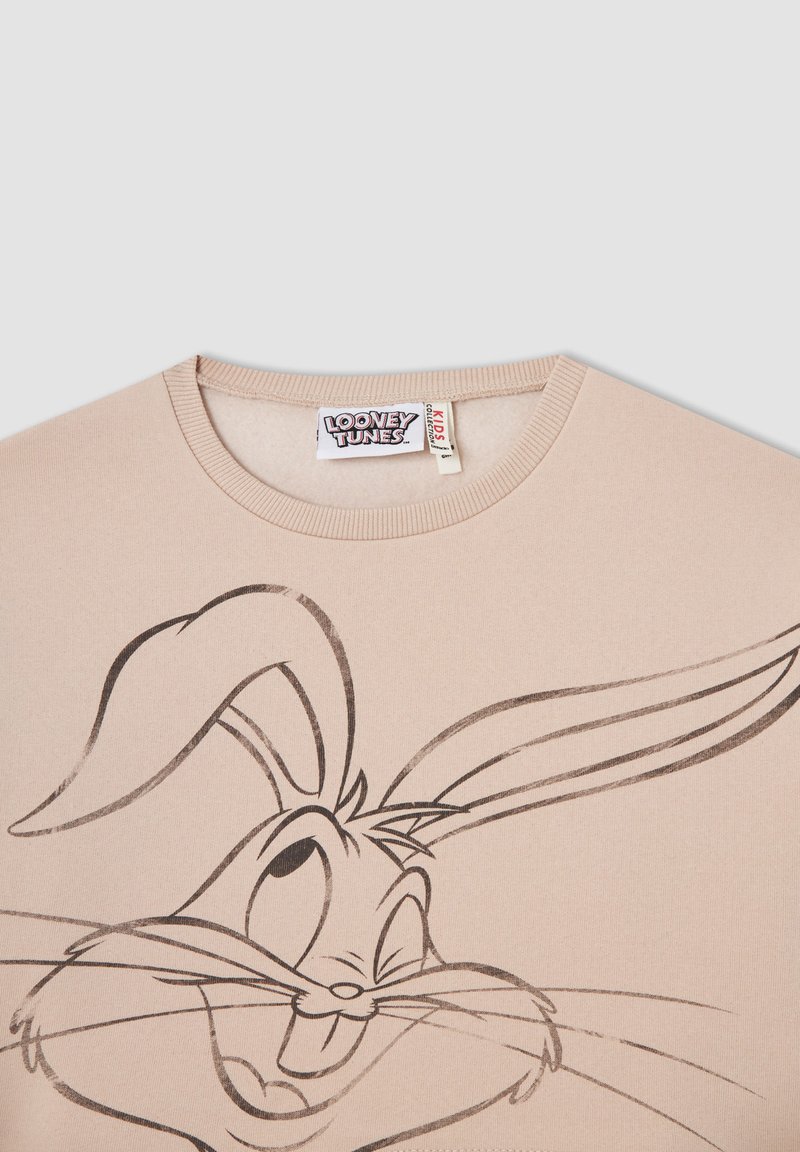 Kinder Pullover | DeFacto REGULAR FIT BUGS BUNNY Sweatshirt beige - QR53509 Kinder Pullover | DeFacto REGULAR FIT BUGS BUNNY Sweatshirt beige - QR53509