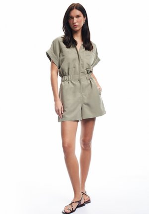SHORTS OVERALLS - Buksedragter - khaki