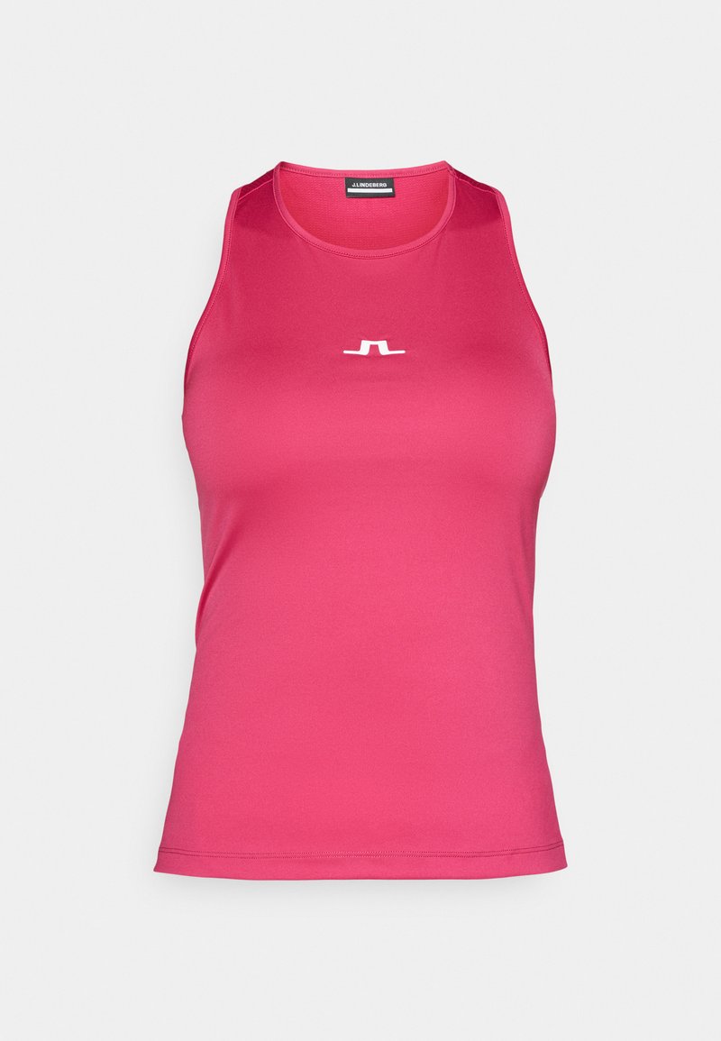 J.LINDEBERG Sports Top bordeauxrood