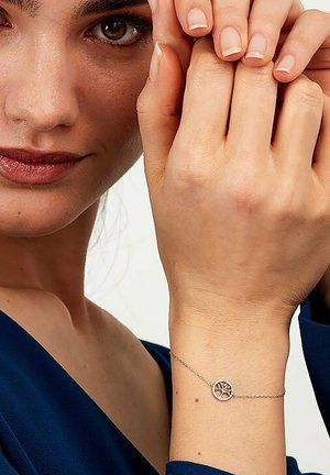 FAVS ZIRKONIA - Armband - weißgoldfarben