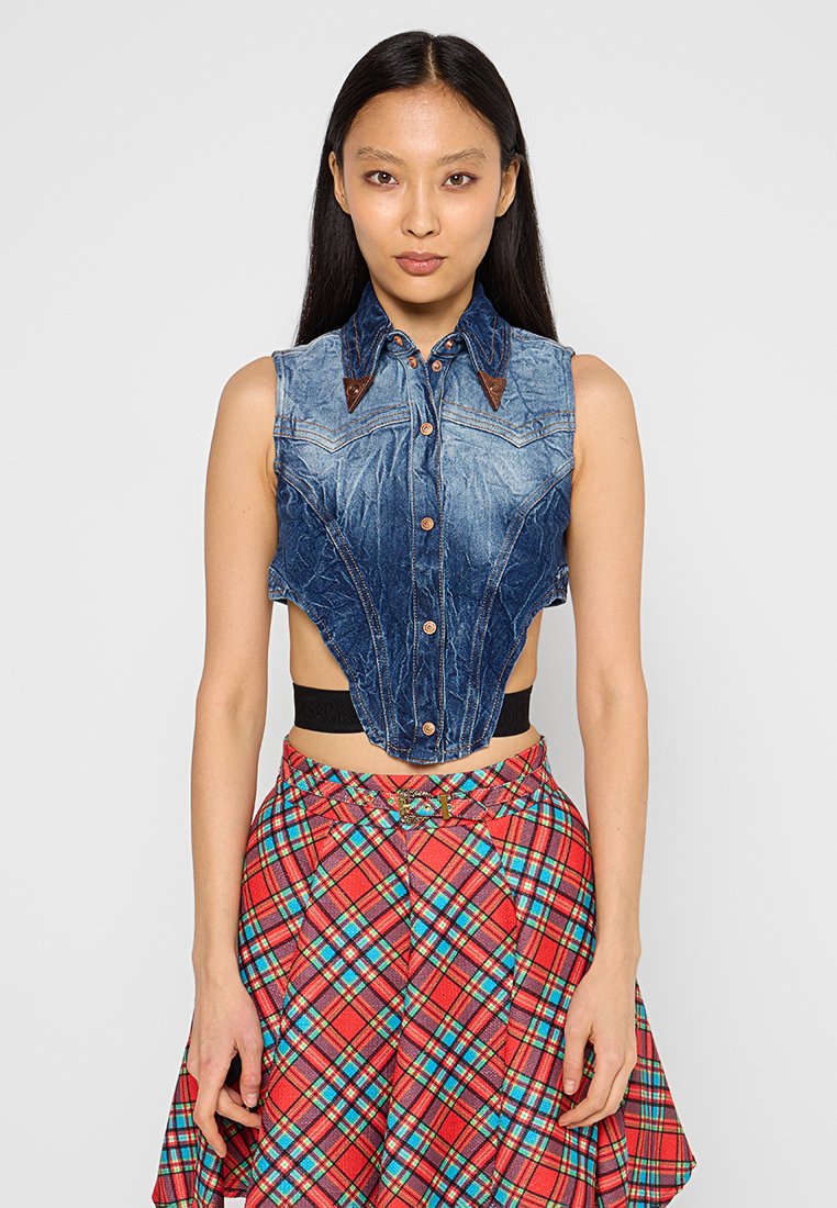 Versace Jeans Couture Overhemdblouse blauw