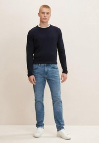 TOM TAILOR TTJOSH Slim - Traperice uskog kroja -  blue denim