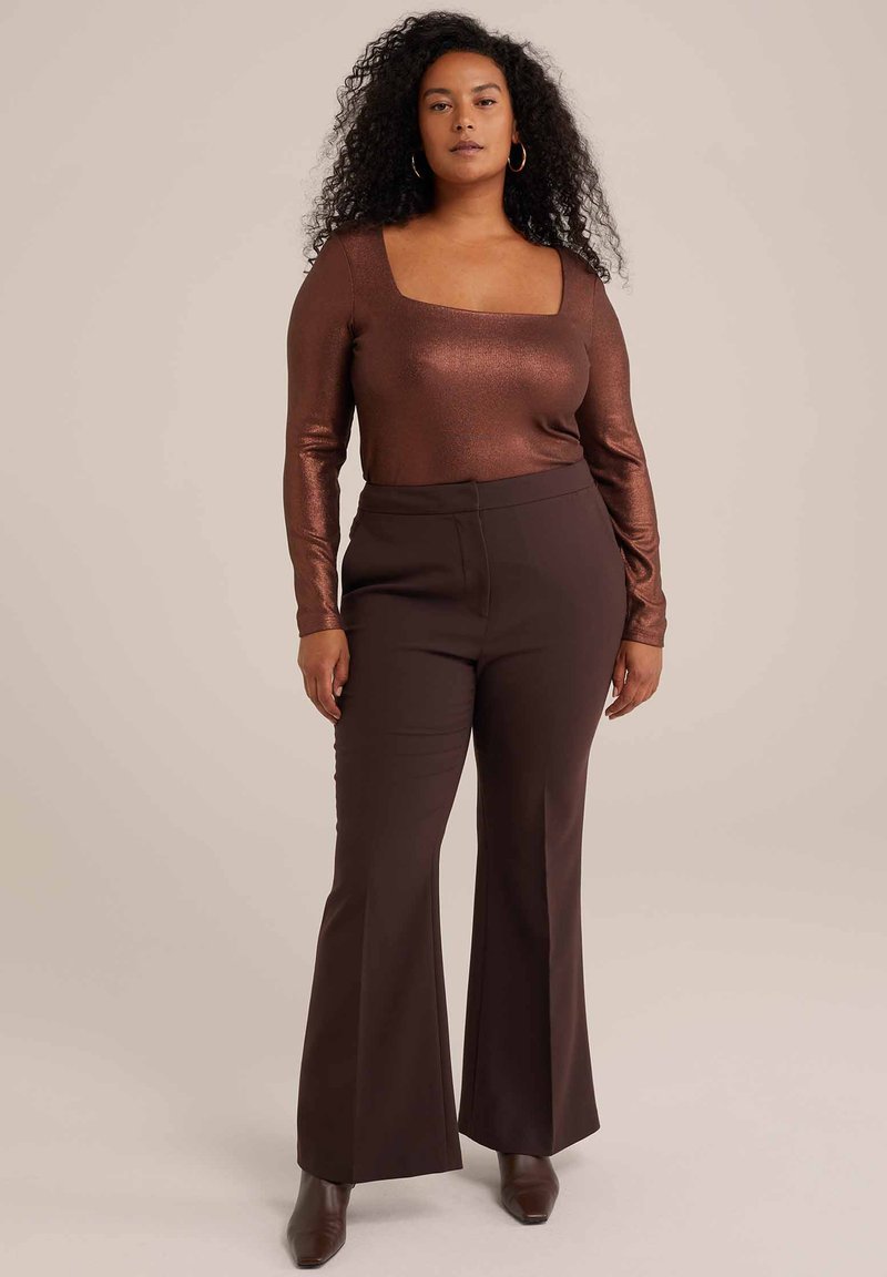 WE Fashion Longsleeve brons WE Fashion Longsleeve brons