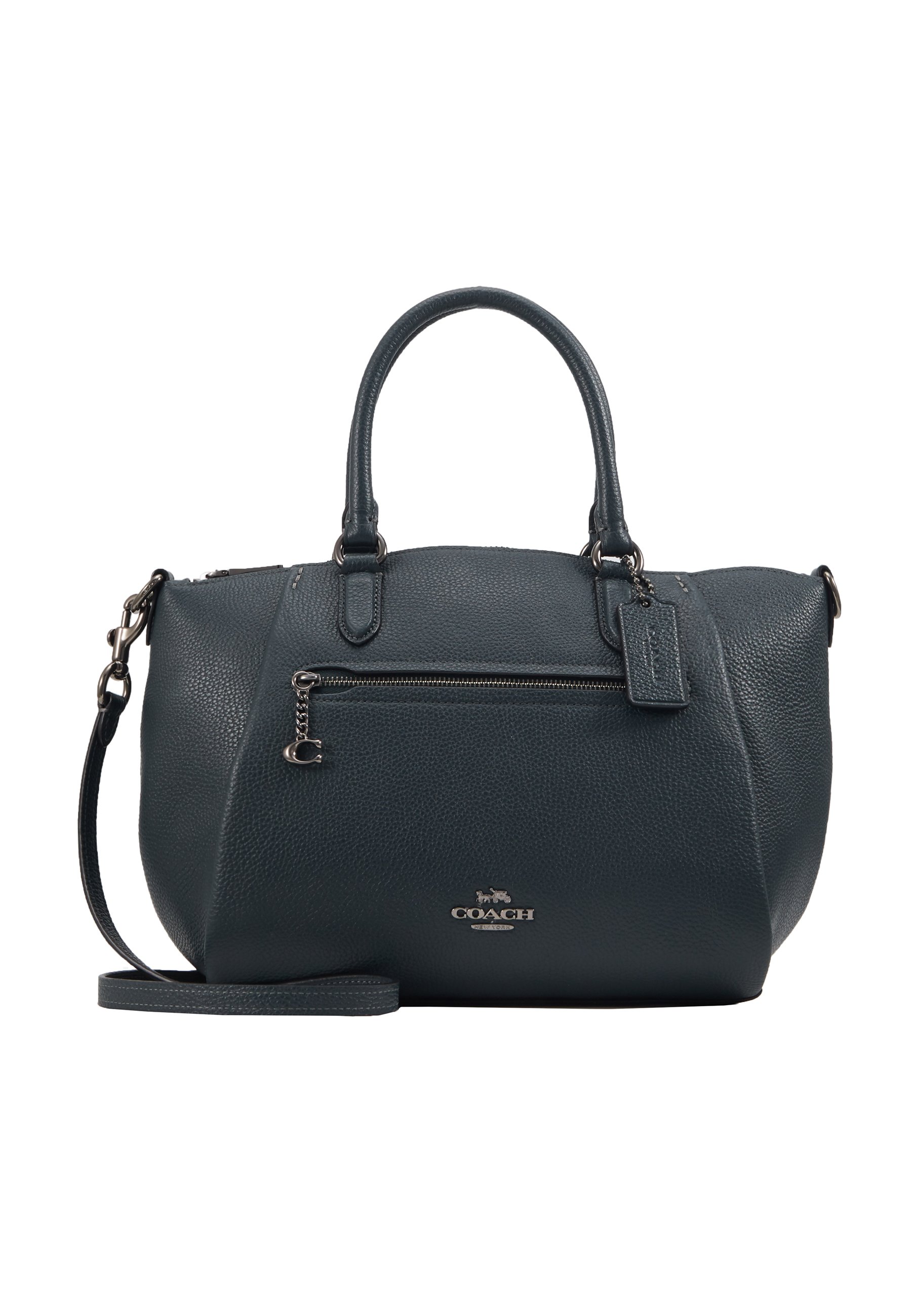 Coach POLISHED ELISE SATCHEL Håndveske pine green Coach POLISHED ELISE SATCHEL Håndveske pine green
