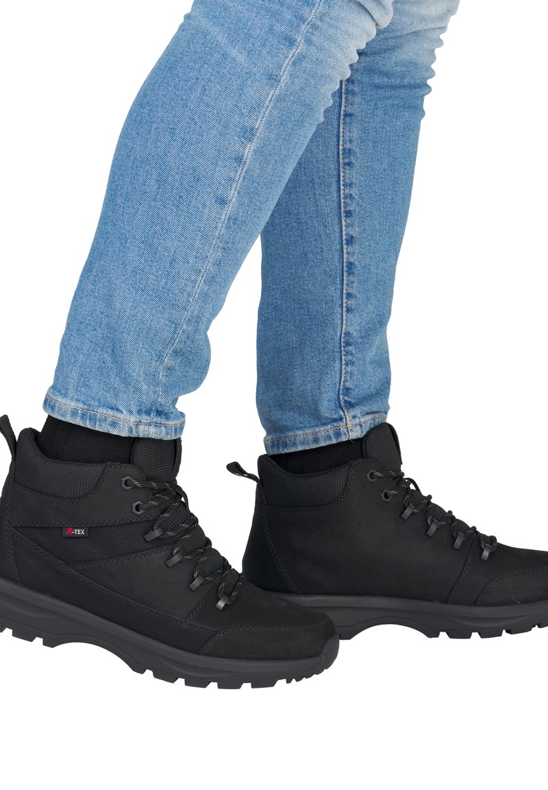 Rieker Bottines à lacets - schwarz