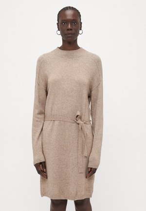 ONLLEVA BELT DRESS - Haljina s naramenicama - beige melange