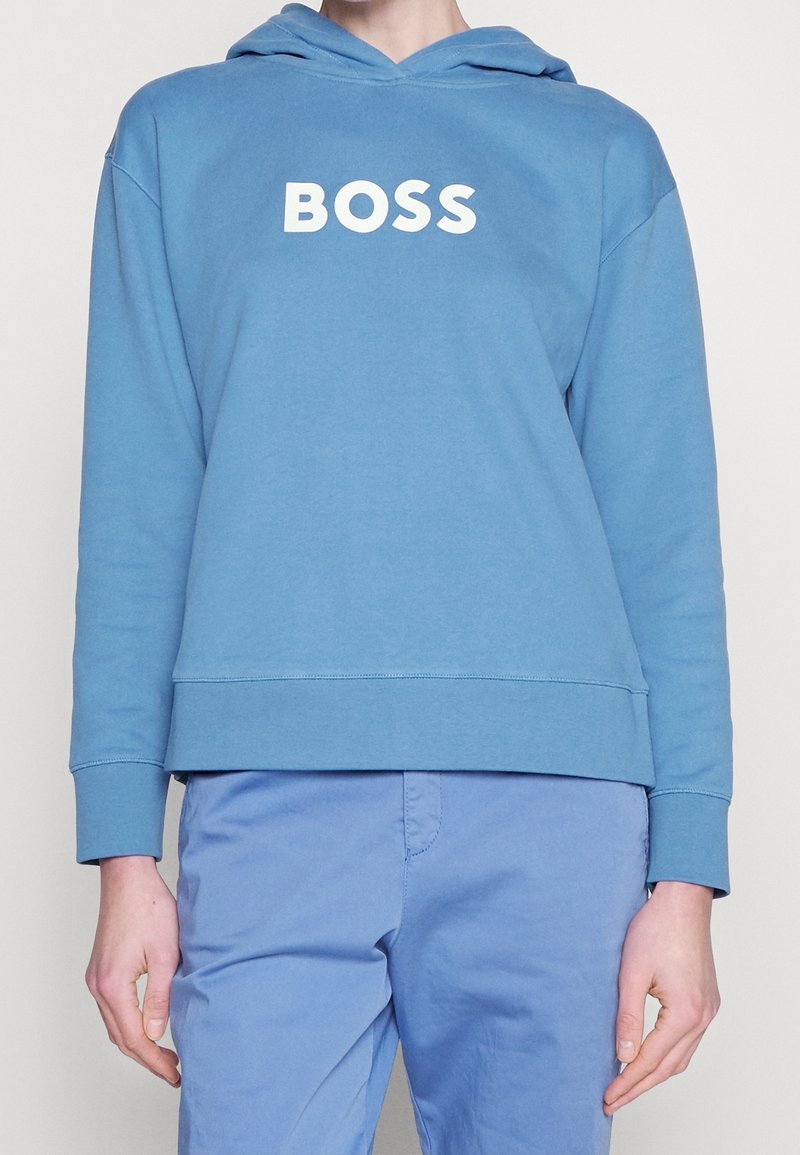 BOSS Mikina s kapucí - dark blue